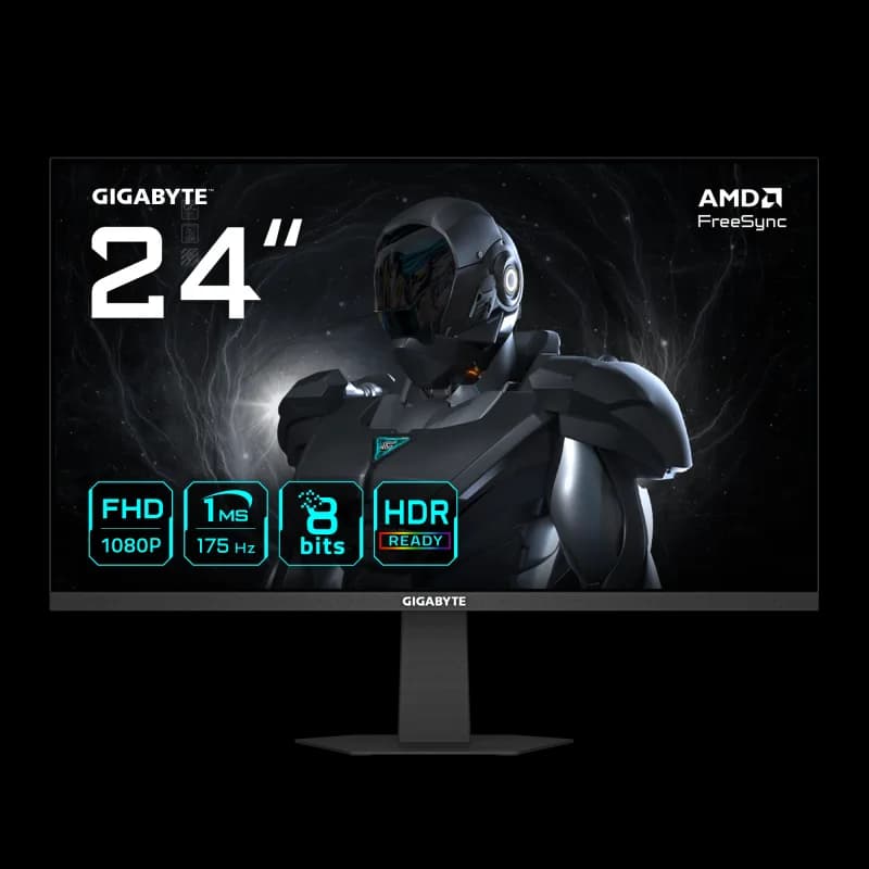 Monitor Consumer GIGABYTE GS24F14A, 23.8", 1920 x 1080 pixeli, Black