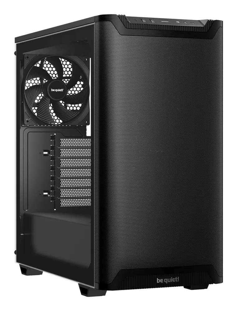 CARCASA be quiet "PURE BASE 501", middle tower, gaming, fara sursa, suporta 6xfan, 2xfan inclus, PSU shroud, USB Type-C x 1, USBx2, audio+mic, 7 sloturi expansiune, negru, "BGW74"