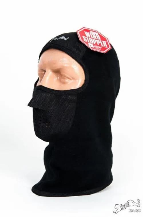 Cagula tehnica Bars 67-04, unisex, Negru, L, windstopper, uscare rapida, ski, snow, moto — miniatură