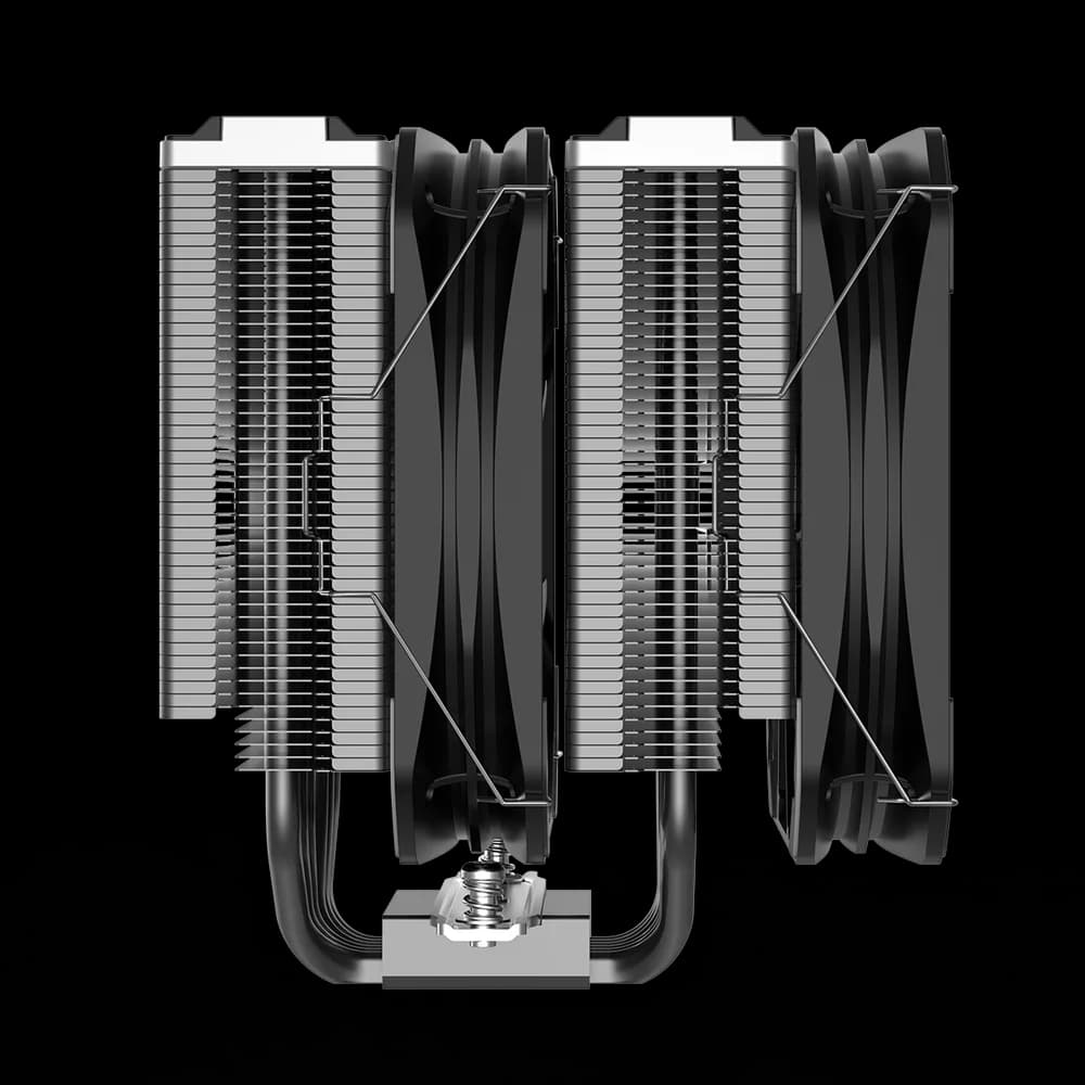COOLER PCCOOLER, skt. universal, racire cu aer, vent. 130mm, 400 - 1600 RPM, "G6 BK" — miniatură
