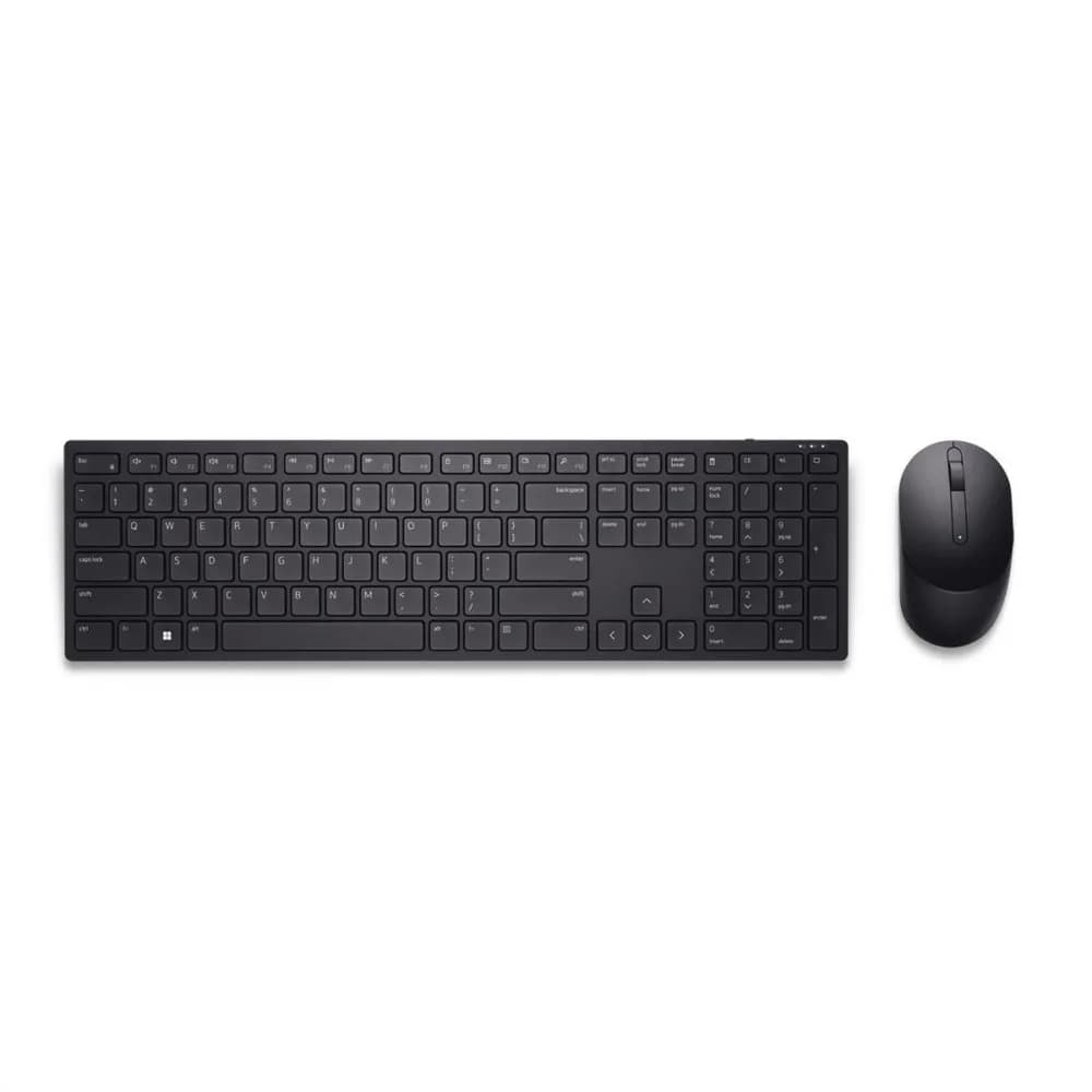 Kit Wireless tastatura si mouse Dell Premier KM5221W, taste numerice, negru — miniatură