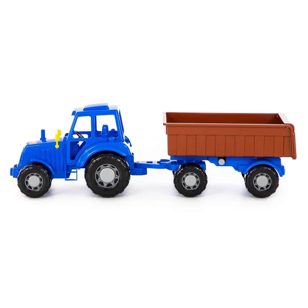 Tractor cu remorca, Altay, 58x17x18 cm, Polesie — miniatură