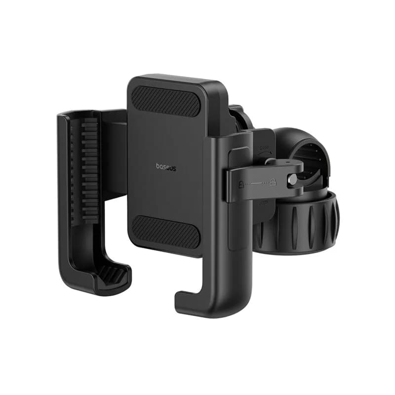 SUPORT bicicleta Baseus GoTrip pt SmartPhone, fixare de bare de diferite dimensiuni, negru "C40572301111-00" - 6932172658342 — miniatură