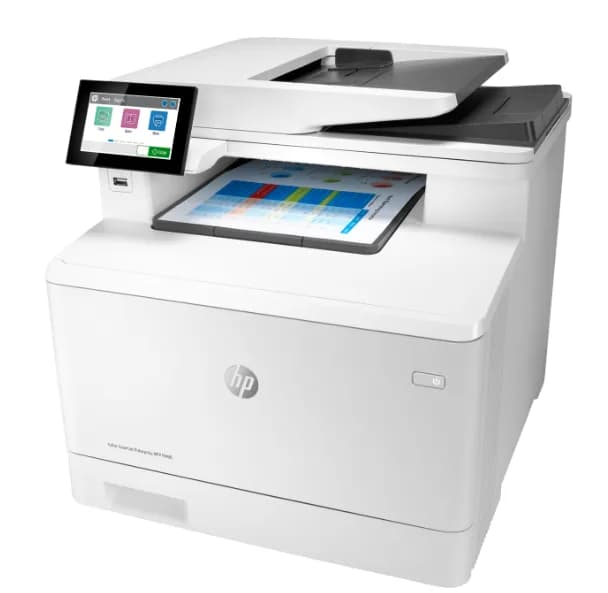 Multifunctional Laser Color HP MFP M480f, A4, Functii:Impr|Scan|Cop|Fax,Viteza Print Mono:27ppm,Viteza Print color:27ppm,Conectiv:USB|Ret,Duplex:Da,ADF:DADF "3QA55A" — miniatură