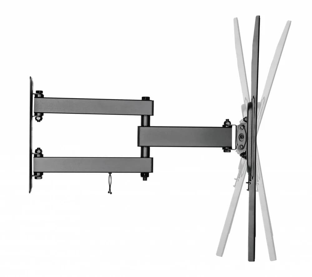 Suport de perete Akai cu inclinatie +10/-15°, diagonala display 32"-55", VESA min. 75x75, VESA max. 400x400, suporta pana la 35kg, distanta fata de perete max 427mm, negru — miniatură