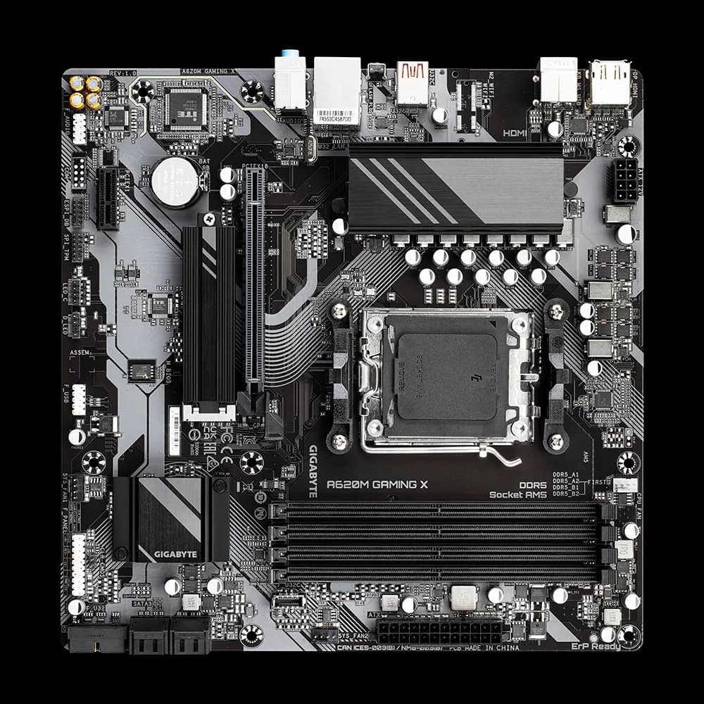 Placa de baza Gigabyte A620M GAMING X, Socket AM5, DDR5, Micro-ATX — miniatură