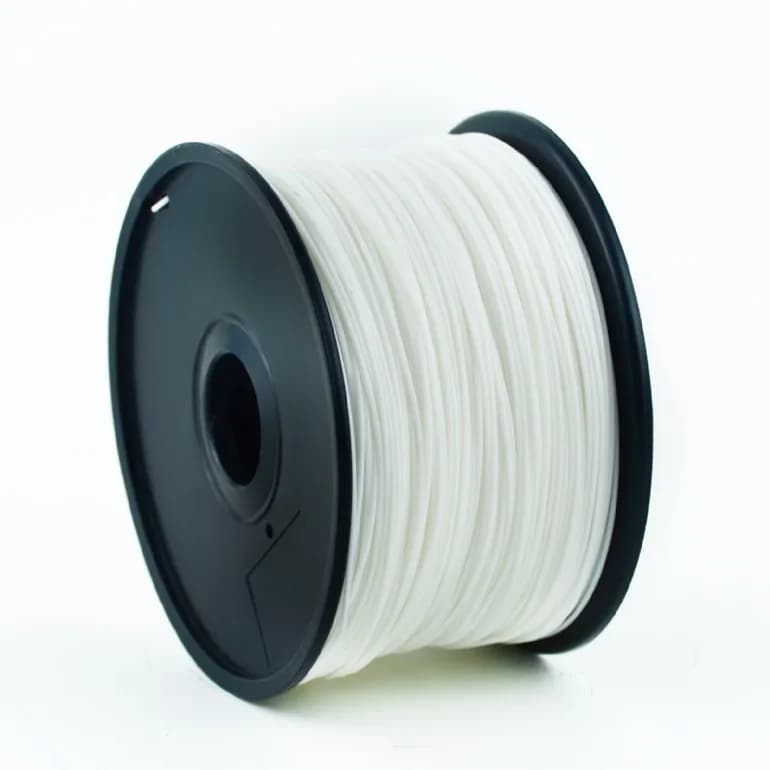 FILAMENT GEMBIRD pt. imprimanta 3d, PLA, 1.75mm diamentru, 1Kg / bobina, aprox. 330m, topire 190-220 grC, white, "3DP-PLA1.75-01-W"