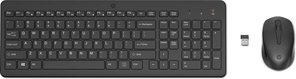 KEYBOARD +MOUSE WRL 330/COMBO 2V9E6AA HP, "2V9E6AA"