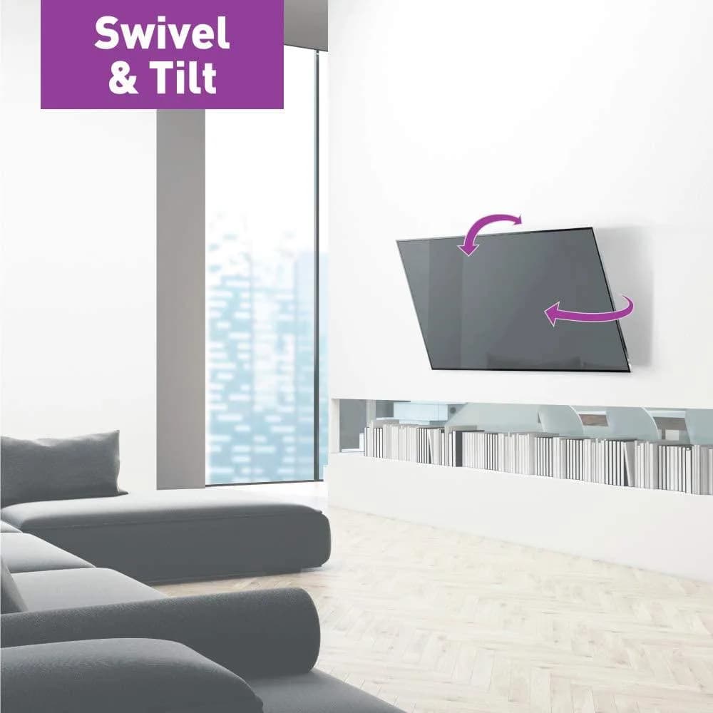 Suport TV de perete, Barkan BM320, Fix, 13"- 65", VESA 400 x 400 mm, suporta pana la 40kg, negru — miniatură