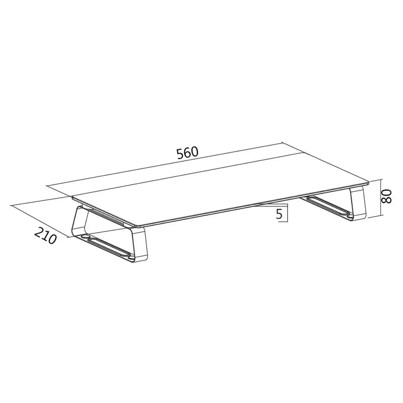 MASUTA TV LOGILINK, pt 1 TV/monitor plat, curbat, diag. max 56 inch, fix, max 20 Kg, "BP0027" — miniatură