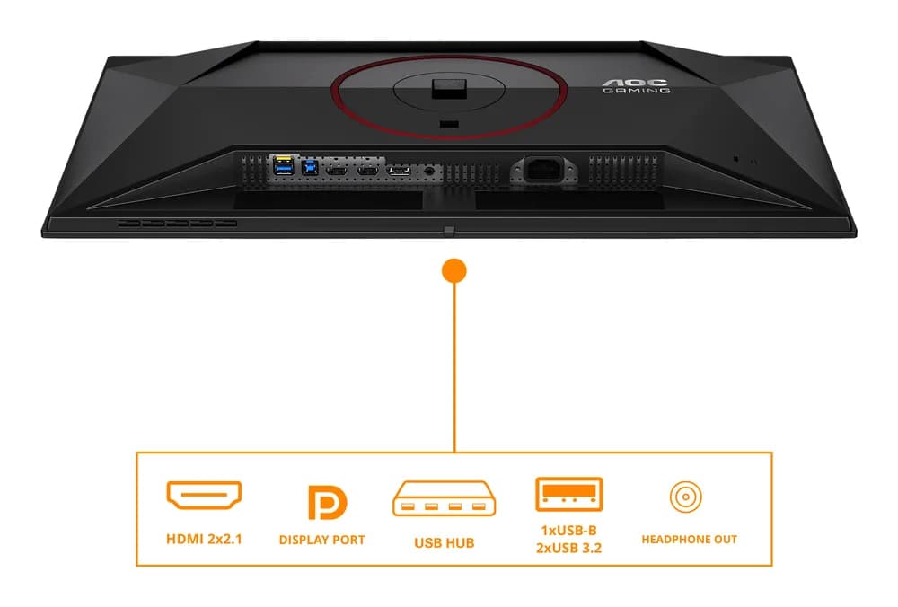 Monitor Gaming QD-OLED AOC 26.5" Q27G4SDR, QHD (2560x1440), HDMI, DisplayPort, Pivot, 360 Hz, 0.03 ms (Negru) "Q27G4SDR" — miniatură