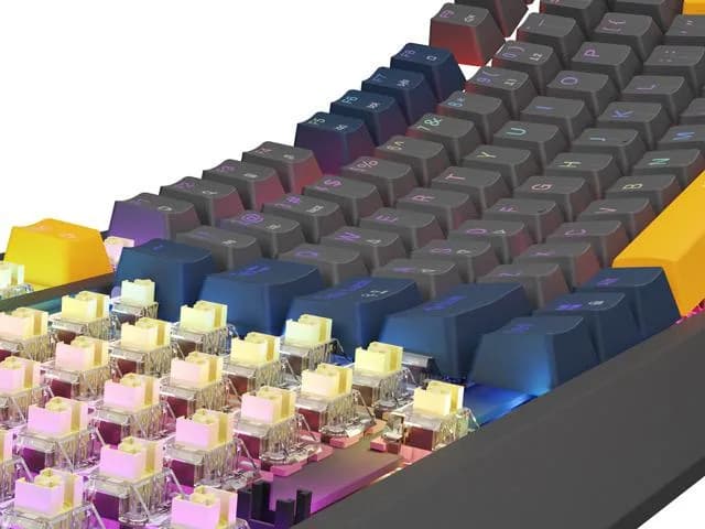 Tastatura Mecanica Gaming Genesis Thor 230 TKL, RGB, USB, Albastru — miniatură