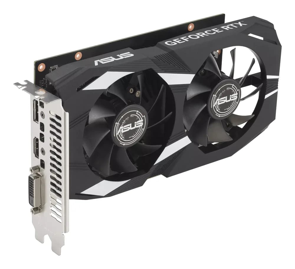 Placa video NVIDIA GeForce RTX 3050 Dual OC 6GB GDDR6 96bit "90YV0K60-M0NA00" — miniatură