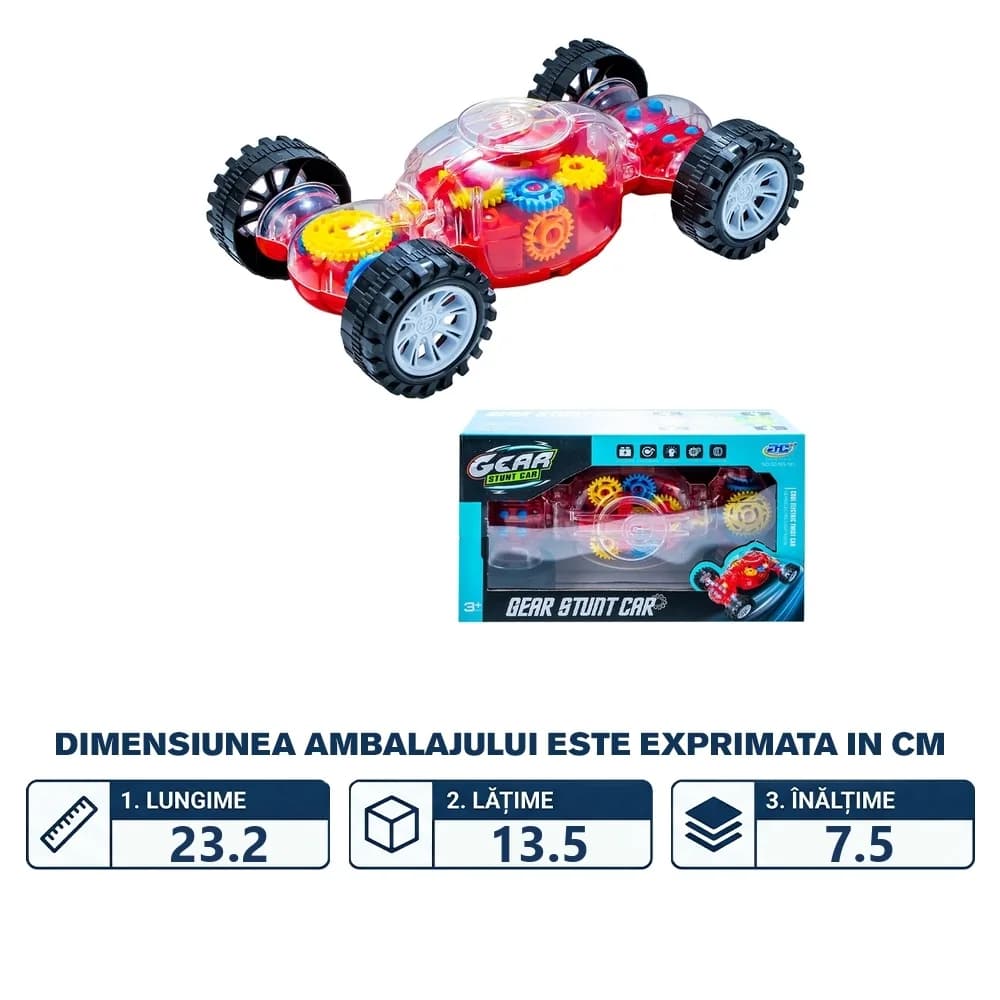 Masina cascadorii, carcasa transparenta — miniatură
