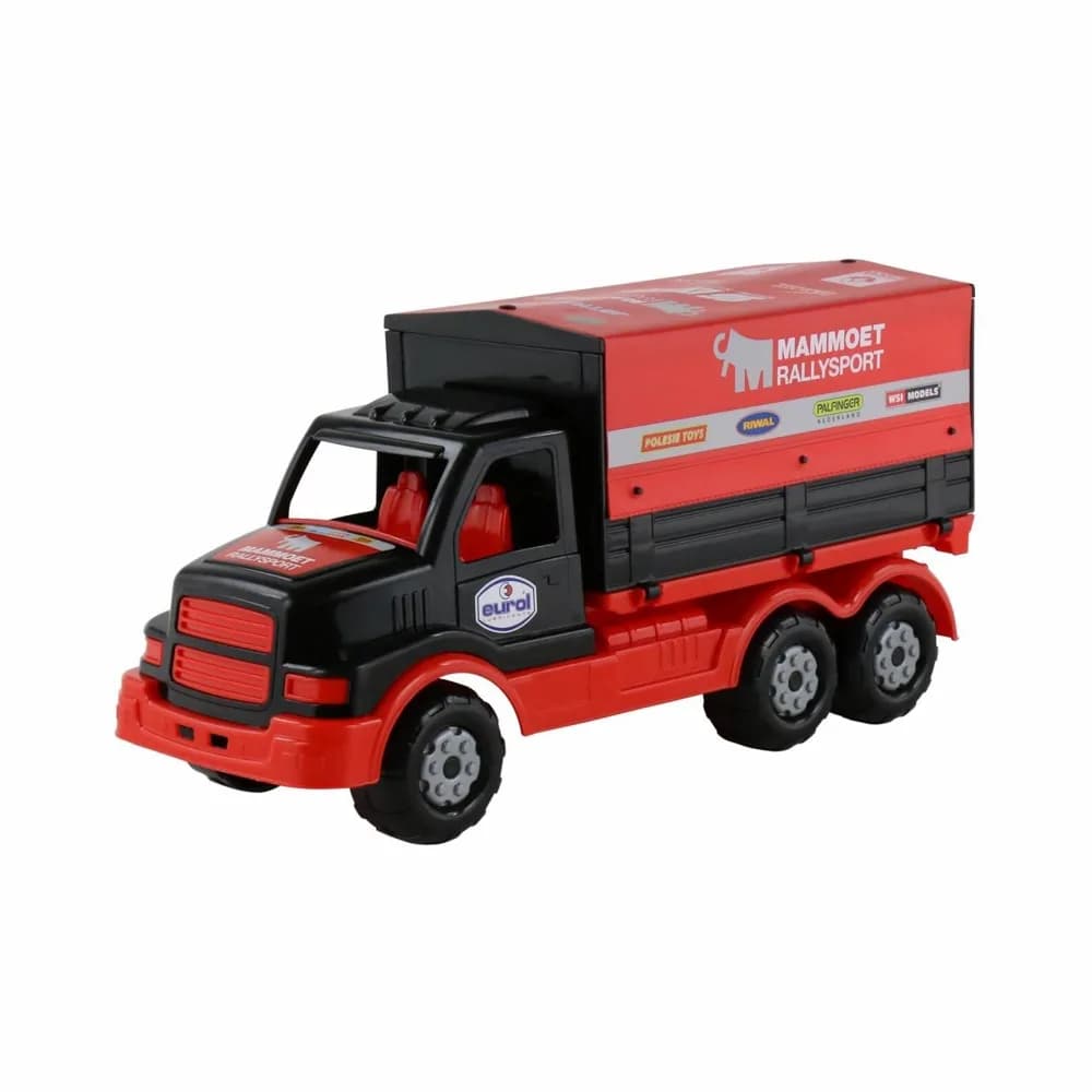 Camion cu prelata - Mammoet, 44x16x22 cm, Polesie — miniatură