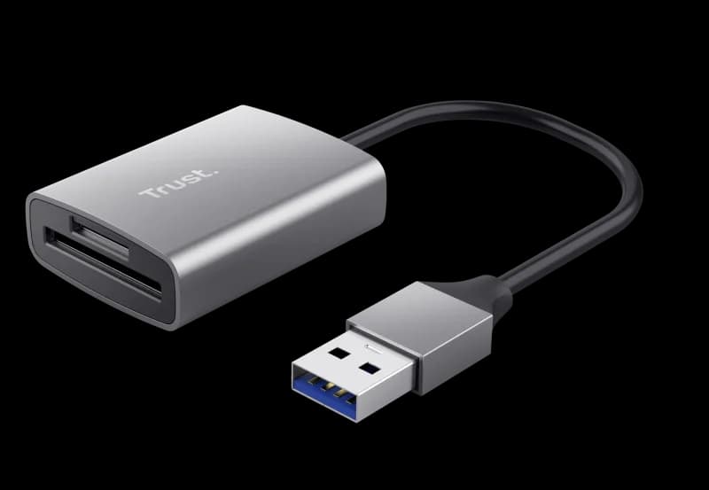 Hub USB TRUST Dalyx Fast, USB-A, 1 porturi, Argintiu