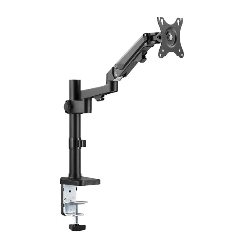 Brat monitor Neomounts DS70-750BL1; pentru display-uri cu diagonale 17"-27", sistem de prindere VESA 75x75~100x100, greutate maxima suportata 7kg, full motion, tilt +45°, swivel 90°, rotate 180°; gas spring; culoare negru. — miniatură