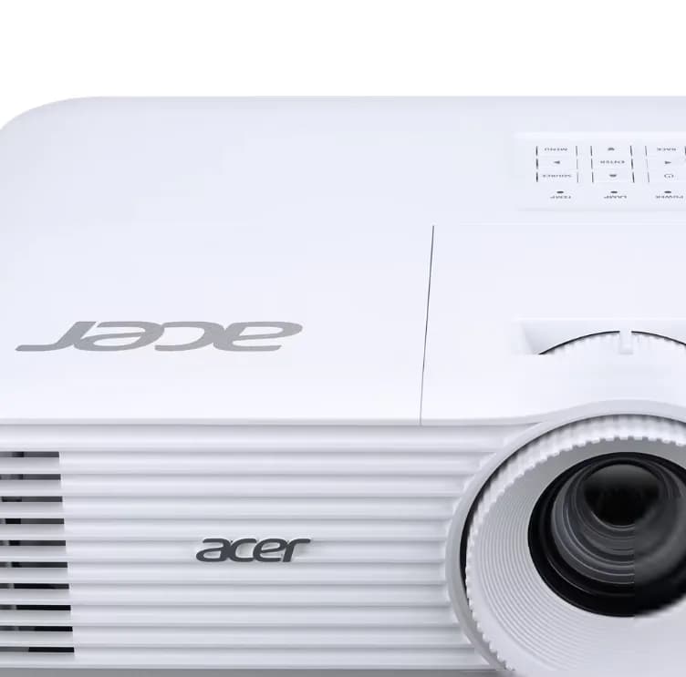 Videoproiector Acer P5550, FHD 1920* 1080, 5.200 lumeni, up to WUXGA 1920* 1200, 16:9/ 4:3, 18.000:1, dimensiune maxima imagine 7.62 m (300"), zoom 1.3x, 2* HDMI, HDBaseTx 1, RJ45, audio in/ out, USB Type-A Out, DC Out (5V/1.5A), boxa 10W, RS232, D-sub, DLP 3D Ready, HDMI 3D Ready, 144Hz 24p 3D — miniatură