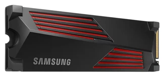 SSD Samsung 990 Pro, 1TB, PCIe 4.0, NVMe, M.2, Heatsink "MZ-V9P1T0GW" — miniatură