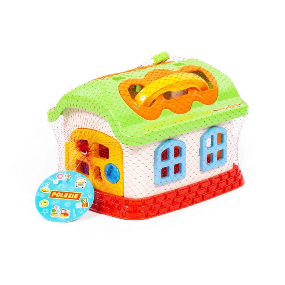 Casuta educativa + forme, 23x18x16 cm, Wader — miniatură