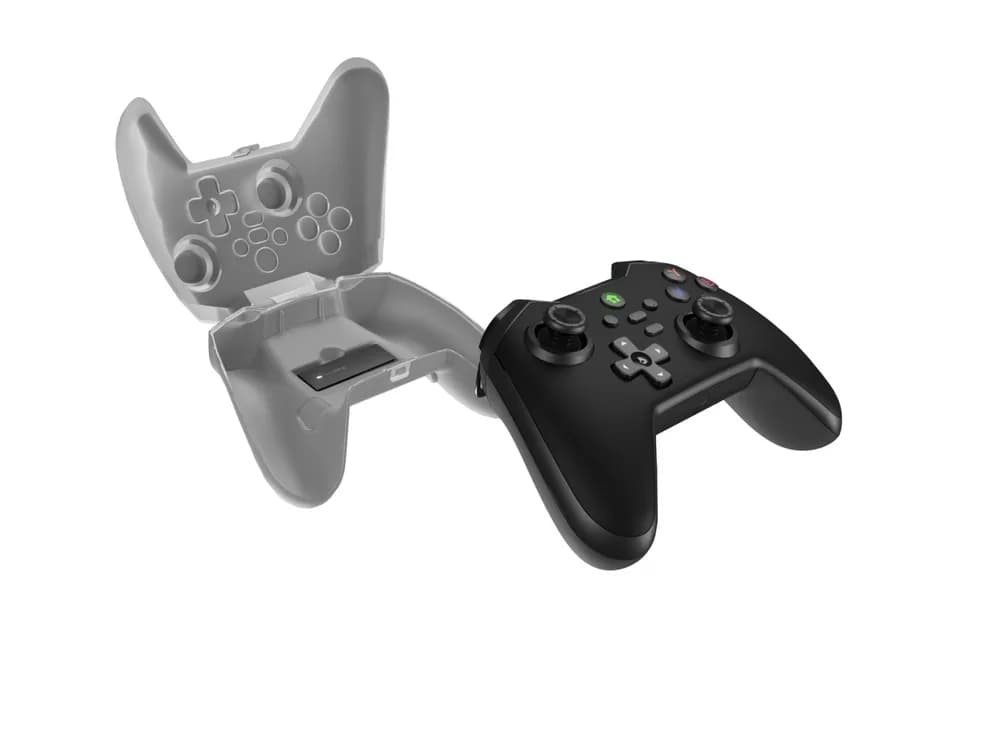 Controller wireless Genesis Mangan 400, tip Analog/Digital, interfata USB, bluetooth, numar butoane 19, lungime cablu 200 cm, acumulator 000 mAh, compatibilitate Android, iOS, MAC, Windows 10,11,7,8, negru — miniatură