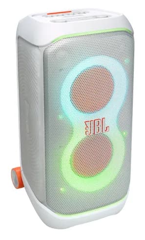 Boxa portabila Partybox Stage 320, 240W RMS, Baterie detasabila, IPX4, Auracast, AI Sound Boost, Alb"JBLPBSTAGE320SWEP" — miniatură