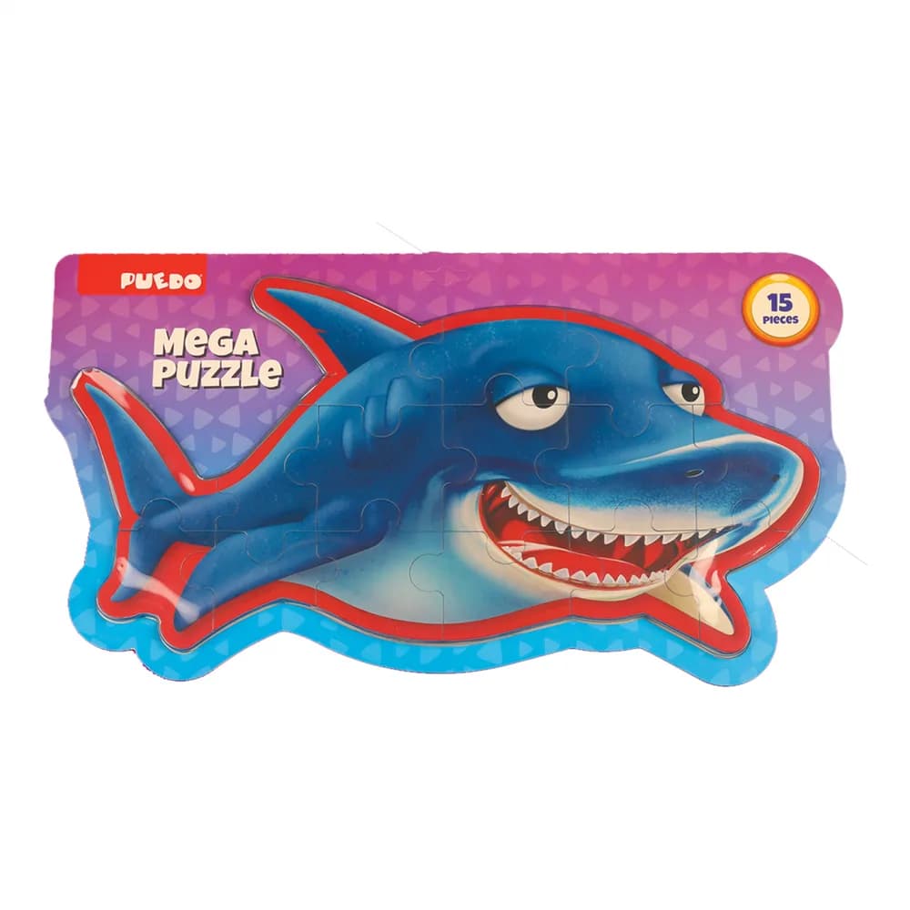 PUZZLE DIN SPUMA EVA, MEGA, 15 PIESE, PUEDO — miniatură