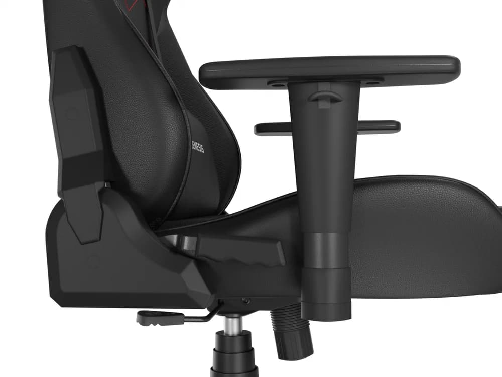 Scaun gaming Genesis Nitro 550 G2, material Synthetic PU + Textil, reglabil pe inaltime, greutate maxima suportata 150 kg, inaltime scaun reglabil 46.5 - 53.5 cm, spatar ajustabil 150°, dimensiuni roti 60mm, negru — miniatură