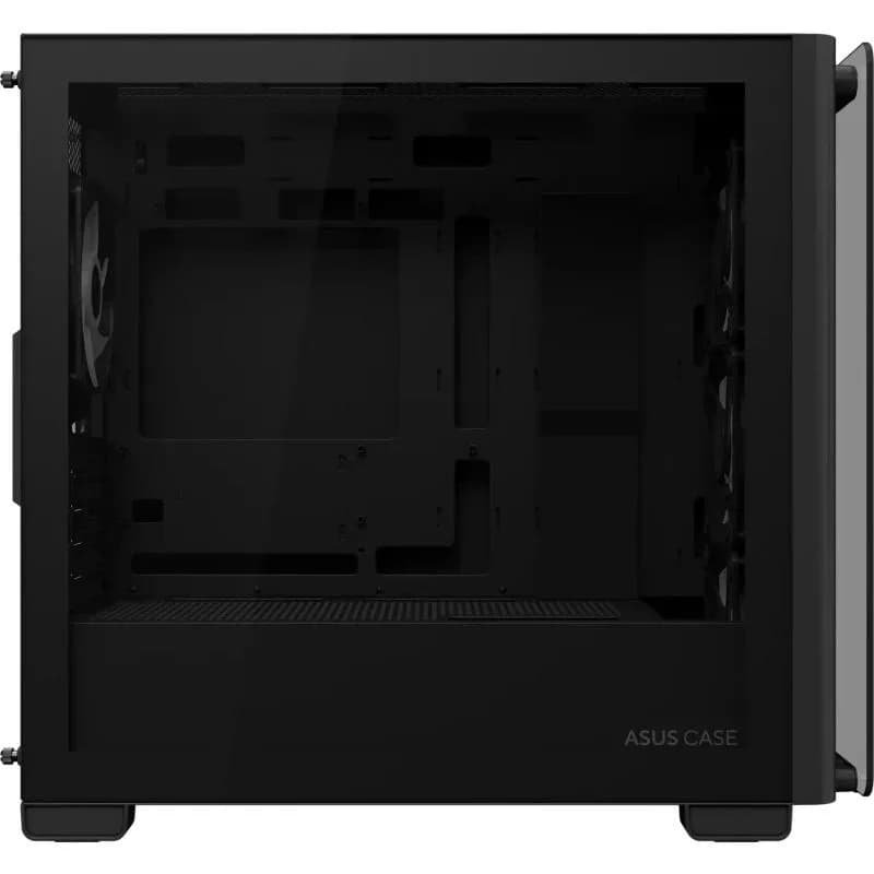 Carcasa ASUS A23 PLUS TG ARGB BLACK, RGB, Mid Tower, Black — miniatură