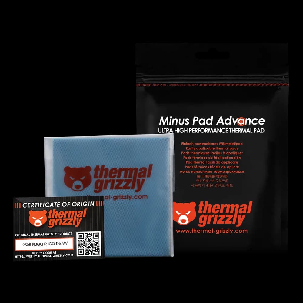 Thermal Grizzly Minus Pad Advance, 100x100x2.0 mm, 2 buc. "TG-MP-A-100-100-20-2" — miniatură