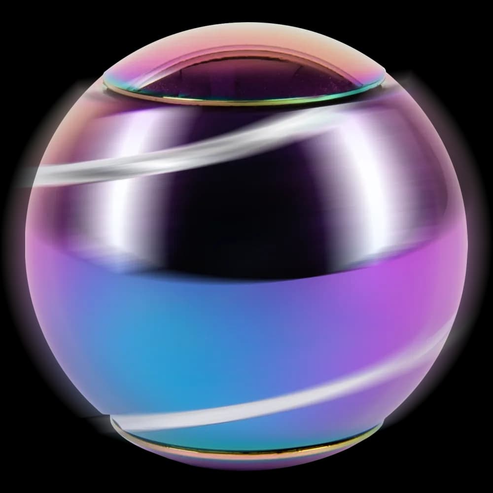 Bopster Spin Ball, Multicolor, Metalizat — miniatură