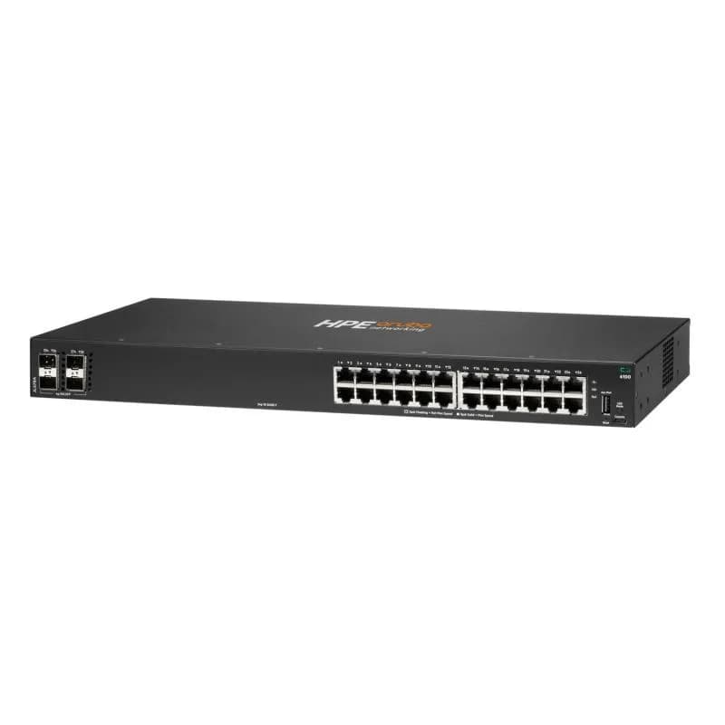 HPE Aruba Networking CX 6100 24G 4SFP+ Switch — miniatură