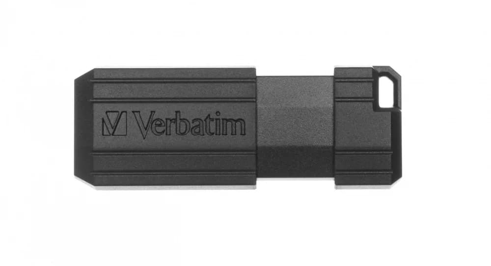 MEMORII USB Verbatim 2.0 PINSTRIPE 128GB BLACK, "49071" — miniatură