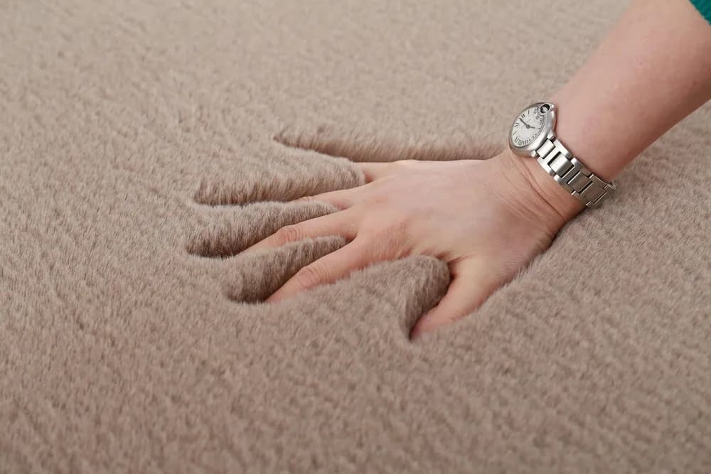 Covor Heinner Shaggy soft blanita Maro 50x90 cm — miniatură