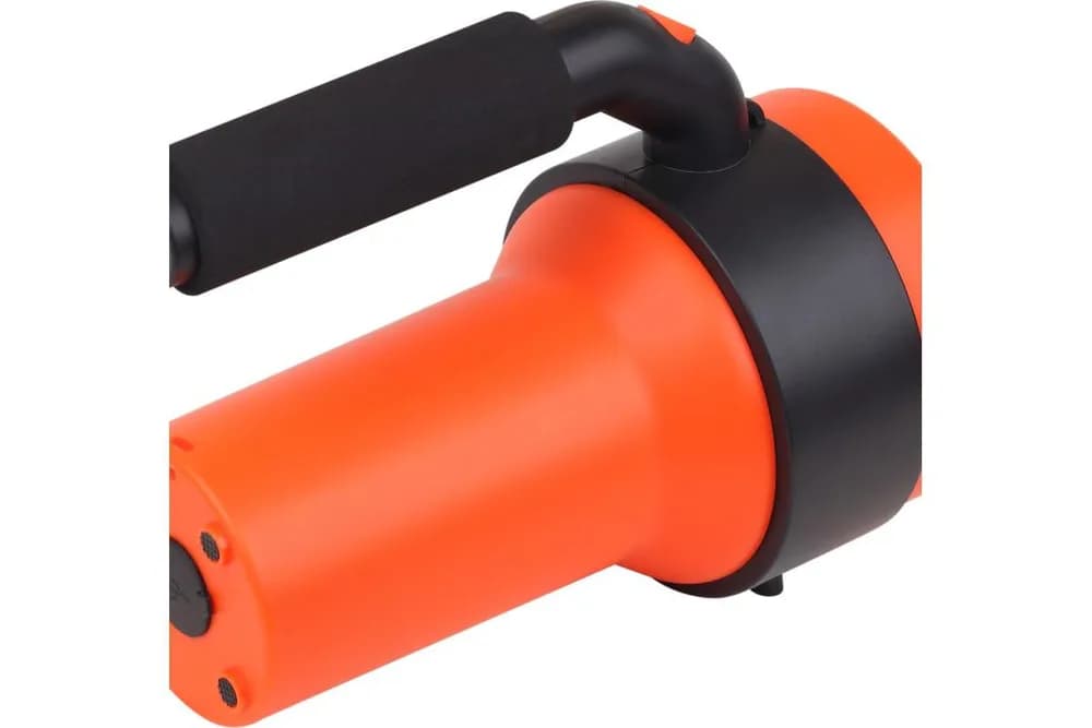 Lanterna LED de mana Ledvance Spotlight, 3W + 1W COB, 300 lm, lumina rece (6500K), 4 moduri de iluminare, acumulator Li-Ion 2x1200mAh, IP20, cablu incarcare USB inclus, Portocaliu/Negru — miniatură