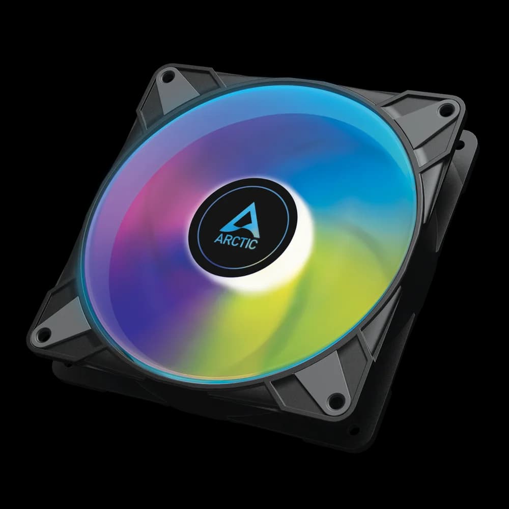 Ventilator Arctic "P14 PWM PST A-RGB", 140mm, 200 - 1900 RPM, FDB, 69.9 cfm, 3-Pin 5 V-DI-GND connector, negru, "ACFAN00239A"