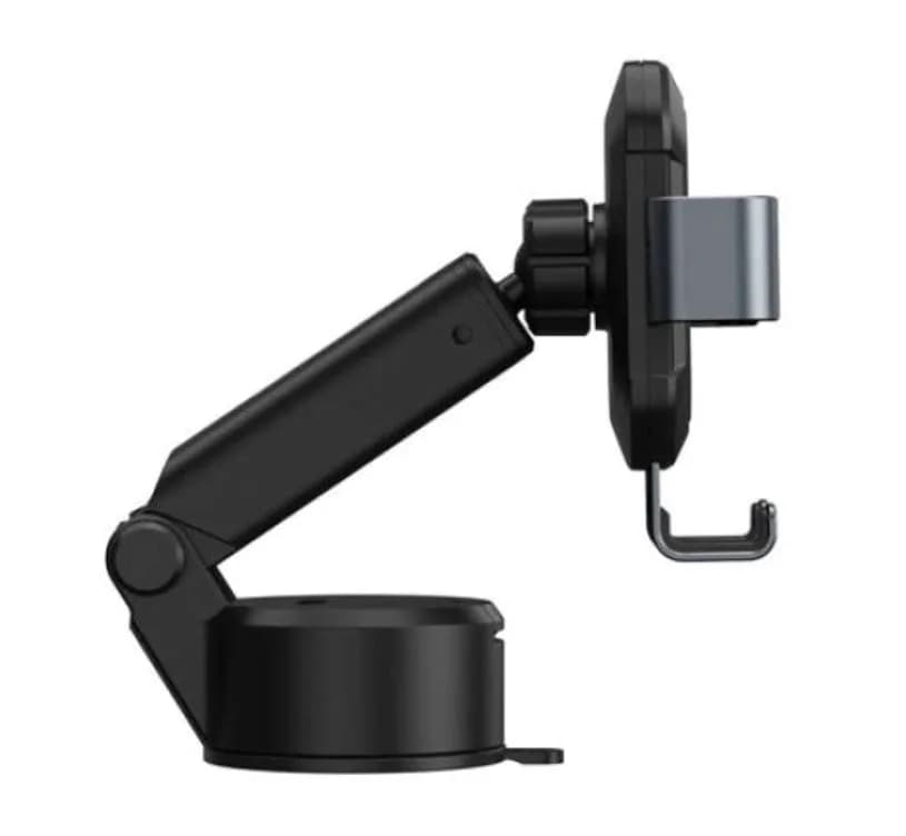 SUPORT AUTO Baseus Simplism pt. SmartPhone, fixare parbriz sau bord prin ventuza, metalic, negru "SUYL-TK01" - 6953156226326 — miniatură