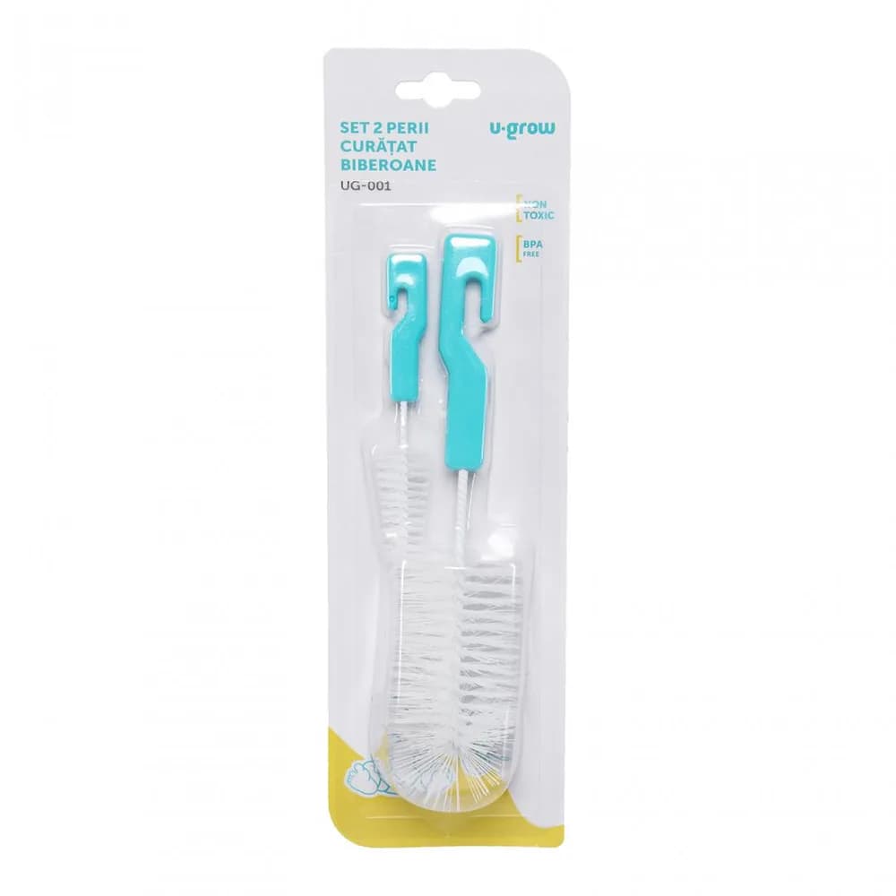 Set 2 perii curatat biberoane UG-001 — miniatură