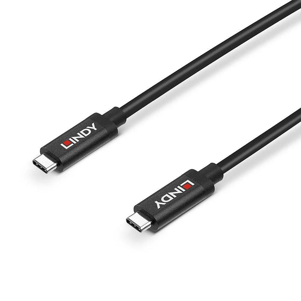 Lindy Cablu USB 3.2 Gen 2 C/C Activ, negru — miniatură