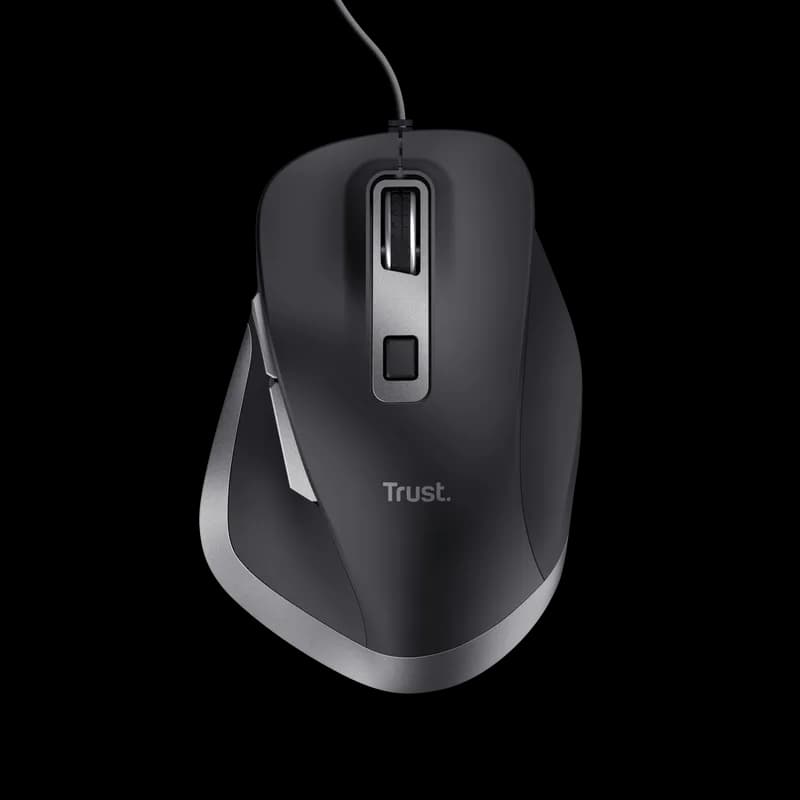 Mouse Trust Fyda cu fir 5000 DPI, negru "TR-24728"