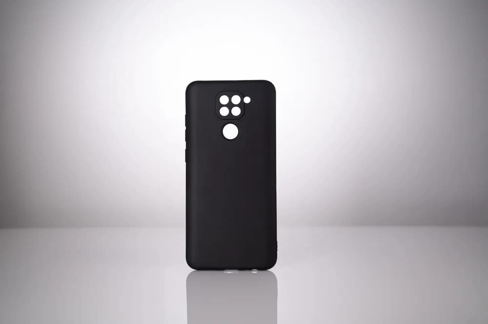 Husa Xiaomi Redmi Note 9 Spacer, negru, grosime 1.5mm, material flexibil TPU "SPPC-XI-RM-N9-TPU" — miniatură