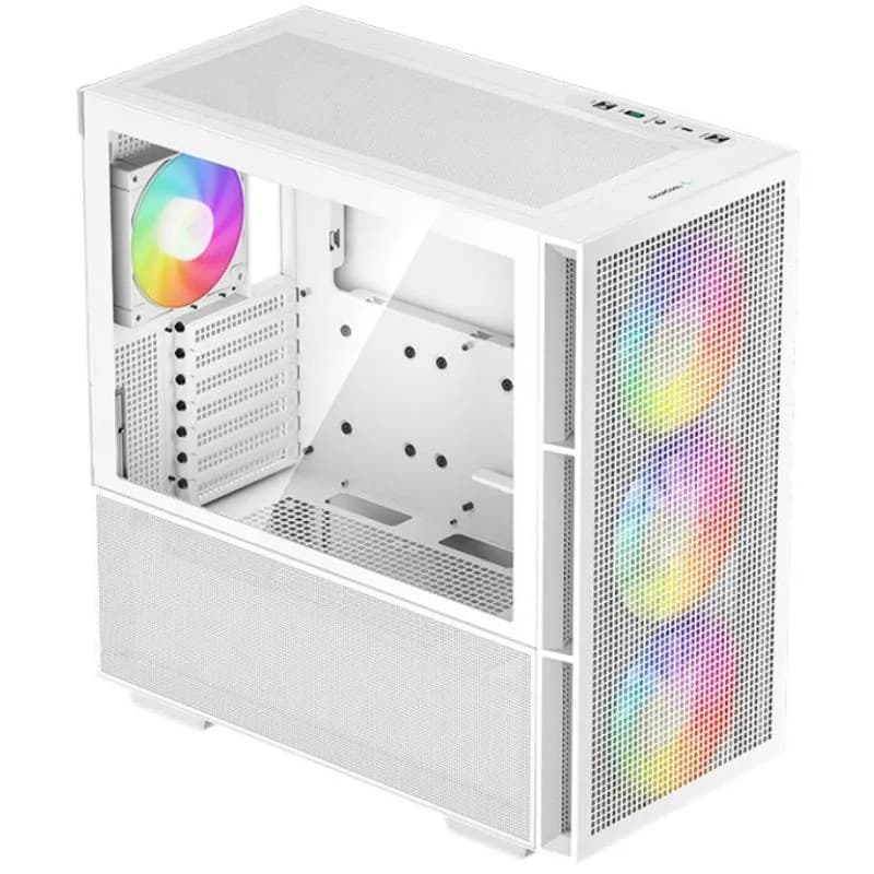 Carcasa DEEPCOOL CH560 WH, RGB, Mid Tower, White — miniatură