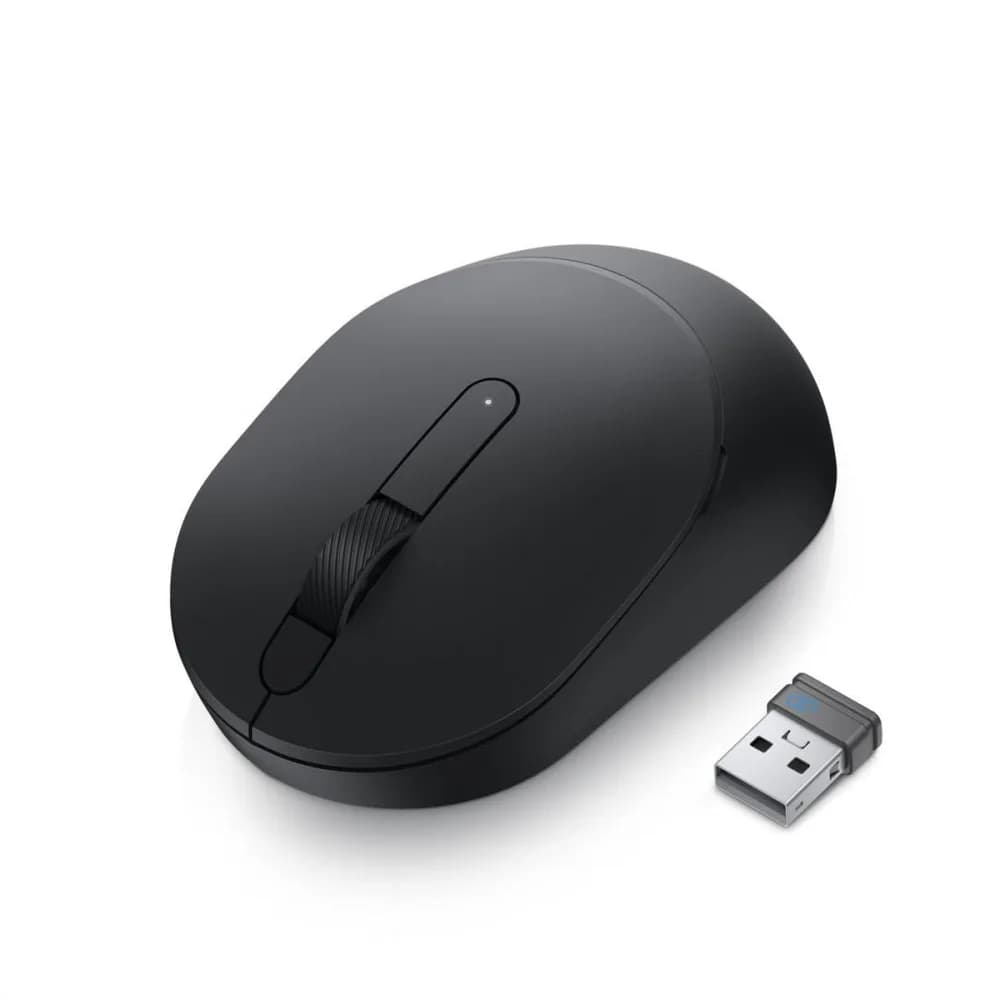 MOUSE DELL, "MS3320W", PC sau NB, wireless, Bluetooth | 2.4GHz, optic, 1600 dpi, butoane/scroll 3/1, mod dual de conectare, negru, "570-ABHK" — miniatură