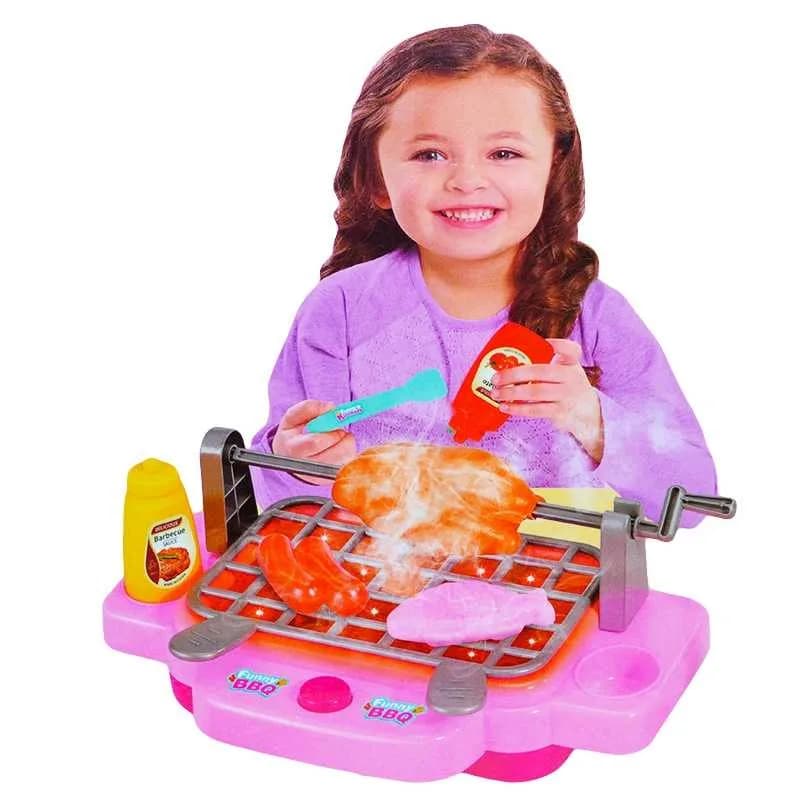 Set barbeque cu lumina si sunet, in cutie — miniatură
