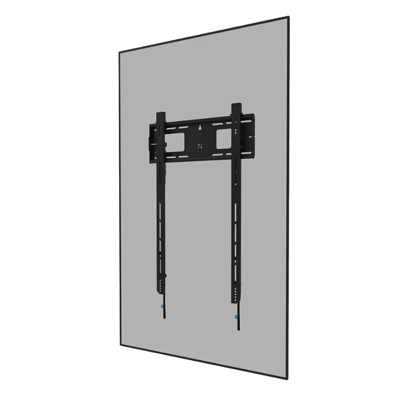 Suport perete Neomounts heavy duty, pentru display-uri interactive si ecrane grele de pana la 50-98, sistem de prindere VESA 500x800, greutate maxima suportata 100kg, fix, montare tip portrait, distanta fata de perete 4.2cm, cu sistem ce permite prinderea/desprinderea usoara a display-ului