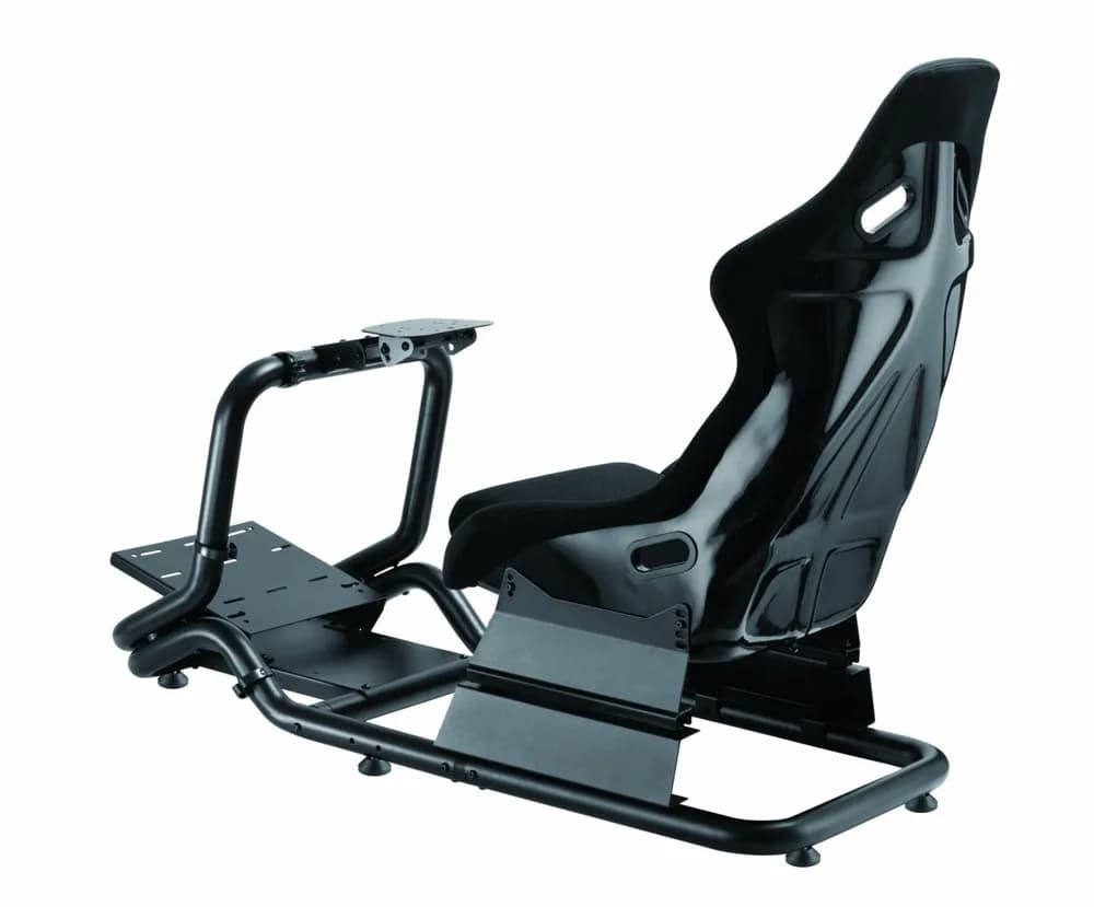 Scaun gaming Serioux Racing Cockpit cu suport monitor — miniatură