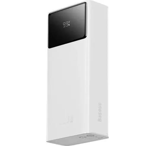 POWER BANK Baseus EnerFill FP41, 30000mAh, 22.5W, display, 1 x USB, 1 x USB Type-C, cablu inclus USB la USB Type-C 0.3m, alb, "E0027K01" - 6932172691196