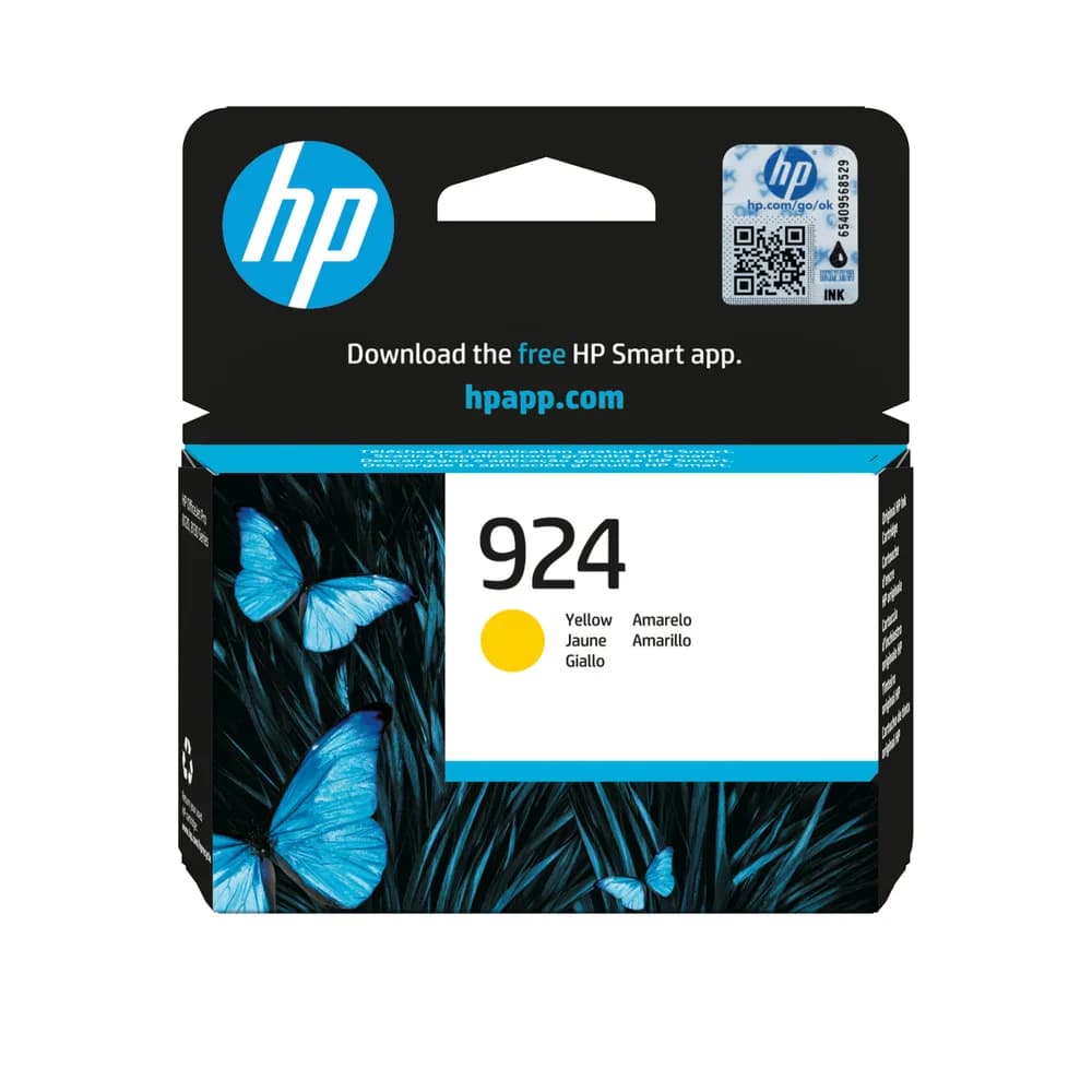 Cartus Cerneala Original HP Yellow, nr.924, pentru OJ Pro 8122e|8132e, 0.4K, incl.TV 1.2 RON, "4K0U5NE"