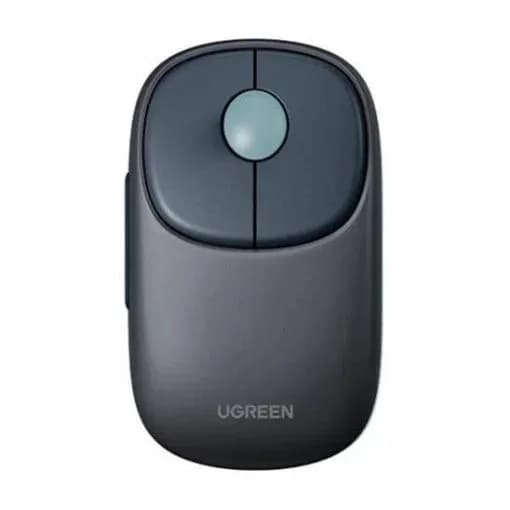 MOUSE Ugreen, "MU102" PC sau NB, bluetooth/wireless 2.4GHz, optic, acumulator 500mAh integrat, incarcate USB Type-C, 5/1 butoane/scroll, 4000 dpi, albastru "90538" - 6957303895380