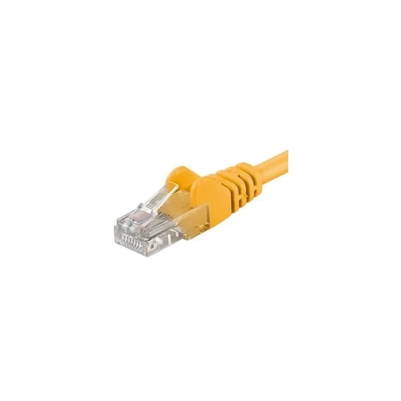 Patchcord UTP RJ45-RJ45 Cat.5e 7m, galben, "UTP-5E-7-Y"